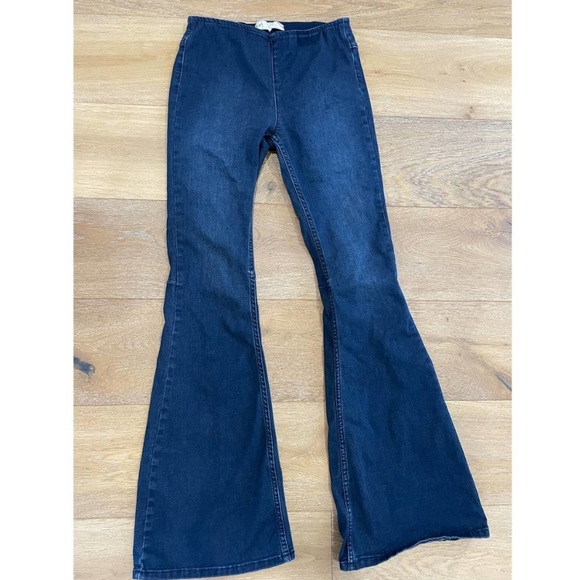 Free People Penny Pull On Flare Jeans - Picture 3 of 10